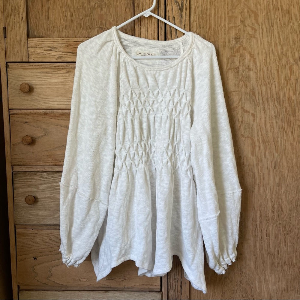 Free people white top/sweater